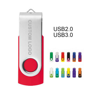64g 32g 16g8g USB Flash Memory Disk 360 μοίρες περιστροφή Flash Drive Εταιρικό λογότυπο
