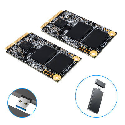 Αθόρυβος φορητός εμπορικός SSD MSATA σκληρός δίσκος 64GB έως 2Tb γρήγορη μεταφορά δεδομένων